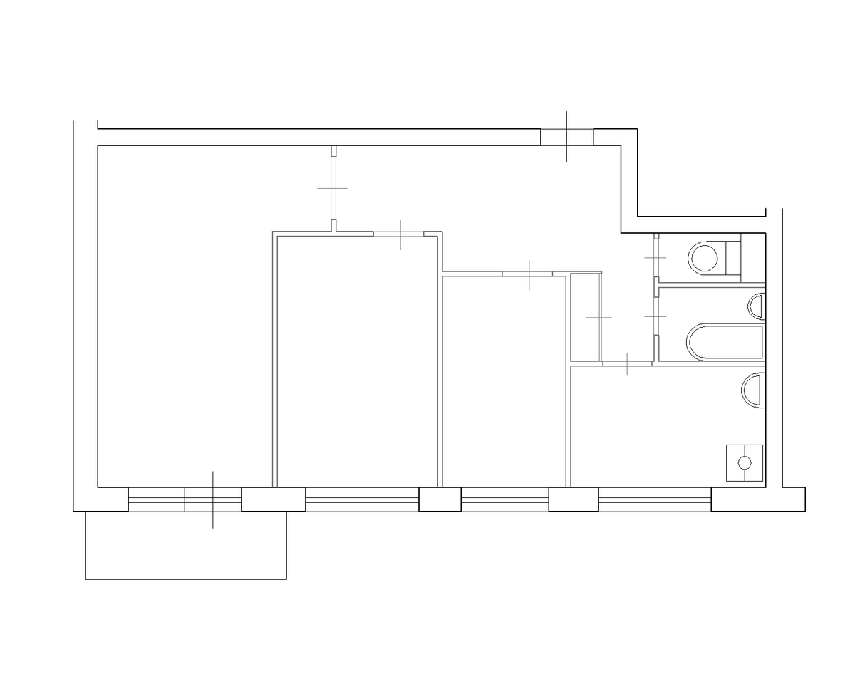 планировка трехкомнатной квартиры в серии 1-515/9м